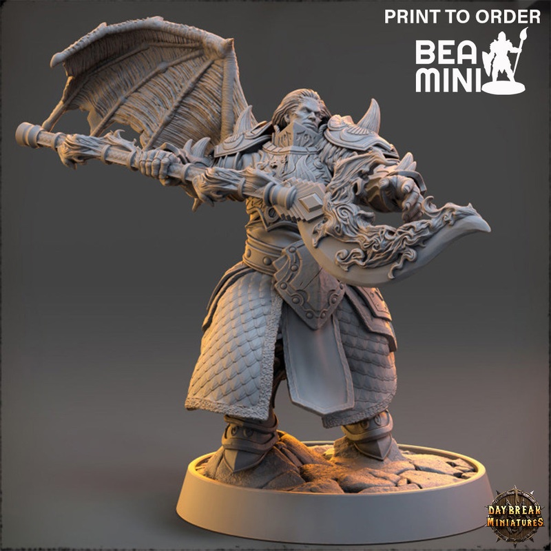 Archduke Staufer Emberbane – The Protectors of the Cleansing Fire | BeaMini Print to Order Miniatures
