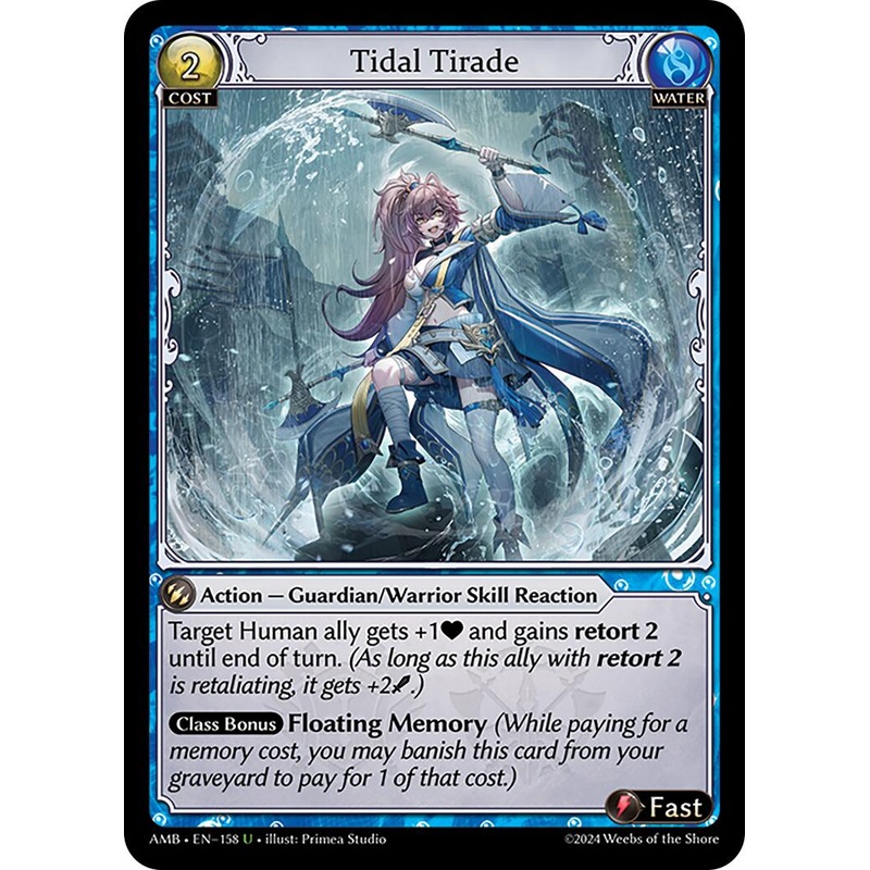 Tidal Tirade (158) [Mortal Ambition]