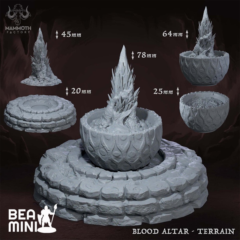 Blood Altar | BeaMini Unpainted RPG Miniatures
