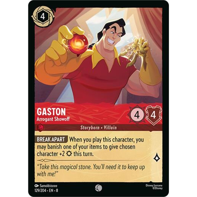Gaston – Arrogant Showoff (129/204) [Reign of Jafar]