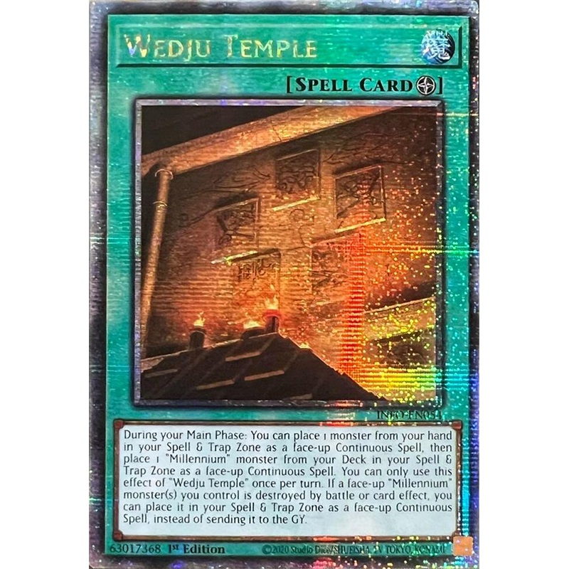 Wedju Temple (Quarter Century Secret Rare) [INFO-EN054] Quarter Century Secret Rare