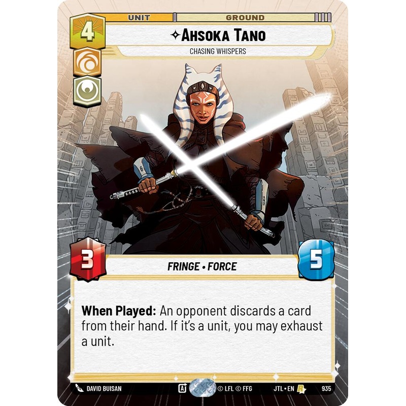 Ahsoka Tano – Chasing Whispers (935) (Hyperspace Foil) (935) [Jump to Lightspeed]