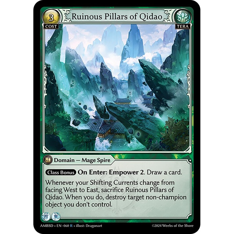 Ruinous Pillars of Qidao (060) [Mortal Ambition Starter Decks]
