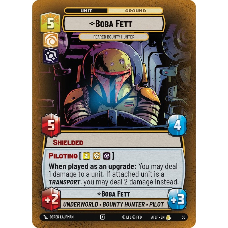 Boba Fett – Feared Bounty Hunter (Foil) (35) [Jump to Lightspeed: Weekly Play]