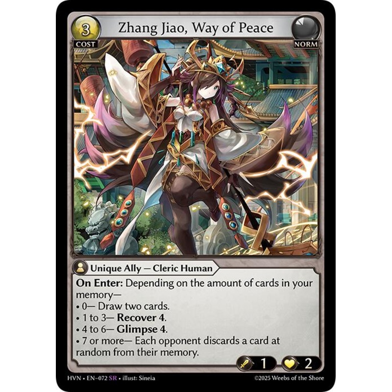 Zhang Jiao, Way of Peace (072) [Abyssal Heaven]