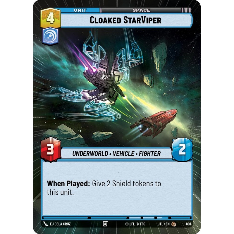 Cloaked StarViper (801) (Hyperspace Foil) (801) [Jump to Lightspeed]