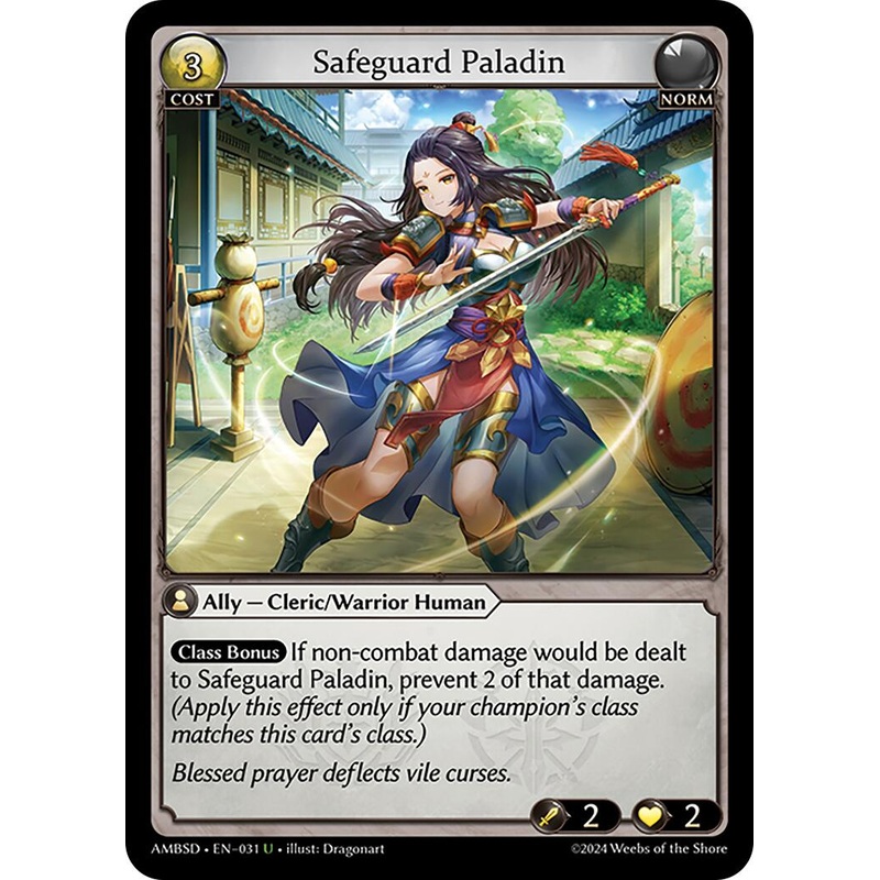 Safeguard Paladin (031) [Mortal Ambition Starter Decks]