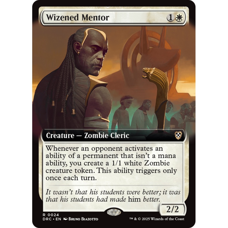 Wizened Mentor (Extended Art) [Aetherdrift Commander]