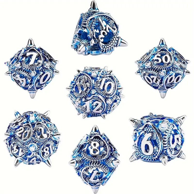 Dragon Ball – 7 Piece Hollow Metal Polyhedral Dice Set & Dice Case