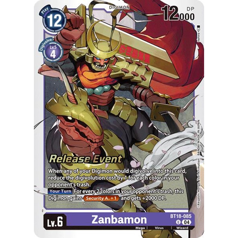 Zanbamon [BT18-085] [Release Special Booster Ver.2.0 Promos]