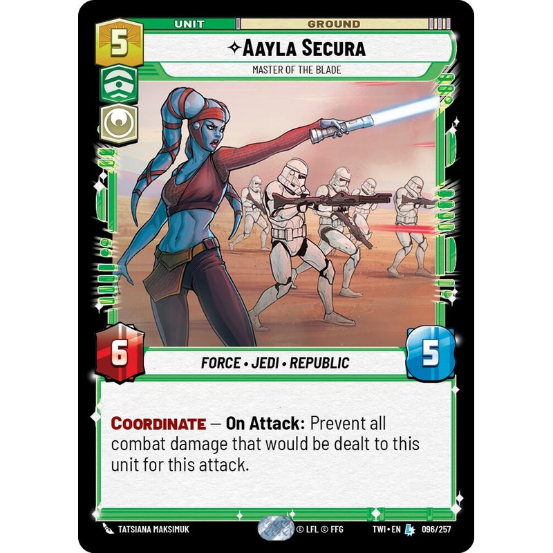 Aayla Secura – Master of the Blade (096/257) [Twilight of the Republic]