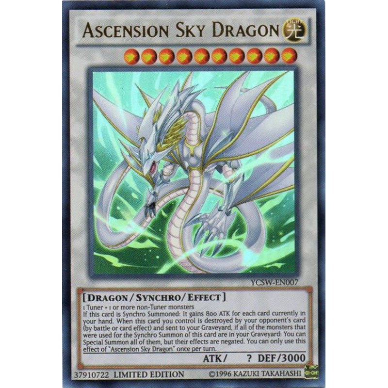 Ascension Sky Dragon [YCSW-EN007] Ultra Rare