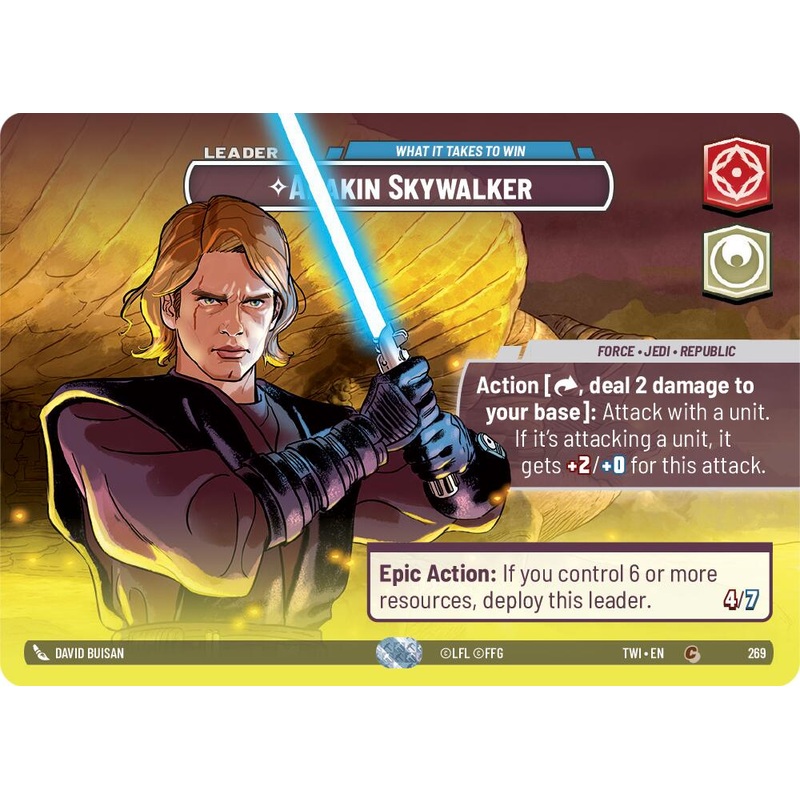 Anakin Skywalker – What it Takes to Win (Showcase) (269) [Twilight of the Republic]
