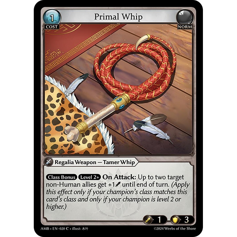 Primal Whip (020) [Mortal Ambition]