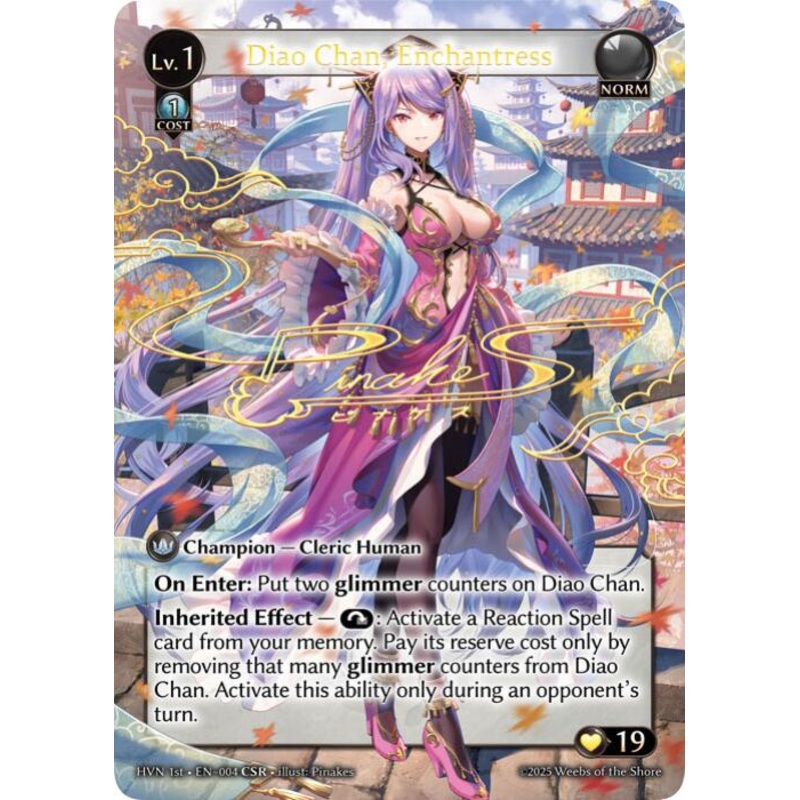 Diao Chan, Enchantress (CSR) (004) [Abyssal Heaven]
