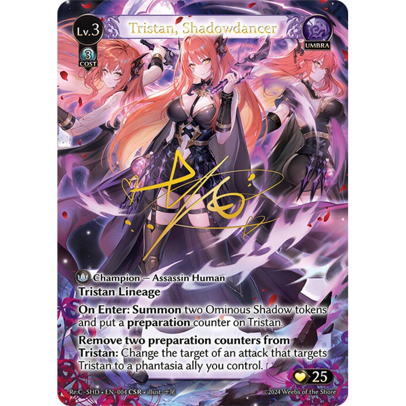 Tristan, Shadowdancer (CSR) (004) [Tristan Re:Collection, Shadowdancer Lite]
