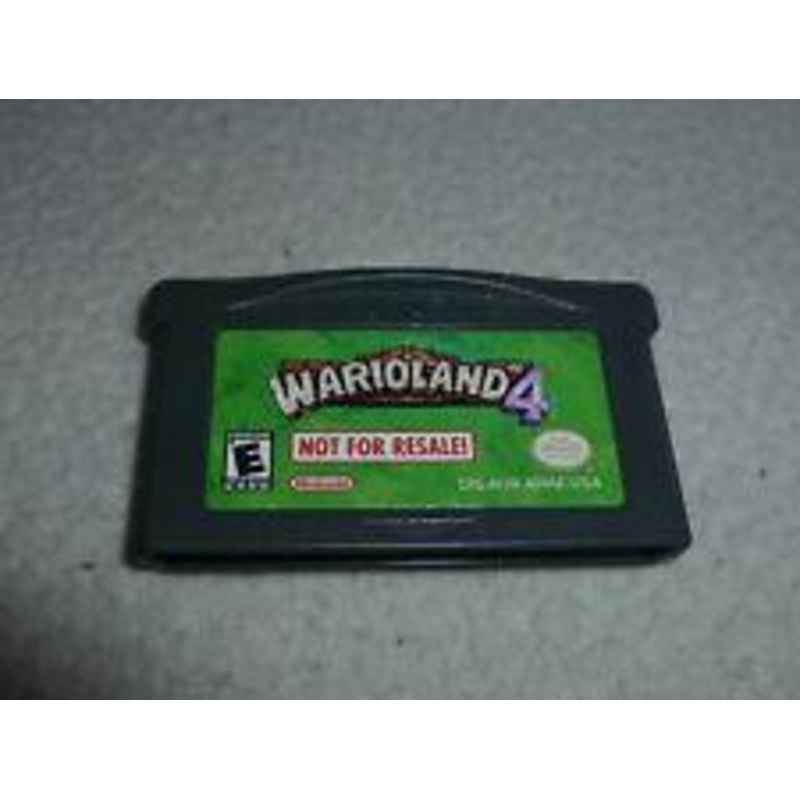 Wario Land 4 [Not for Resale] – GameBoy Advance