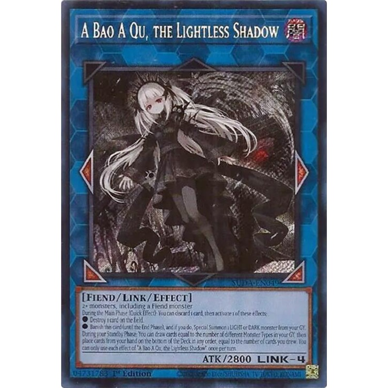 A Bao A Qu, the Lightless Shadow [SUDA-EN049] Secret Rare