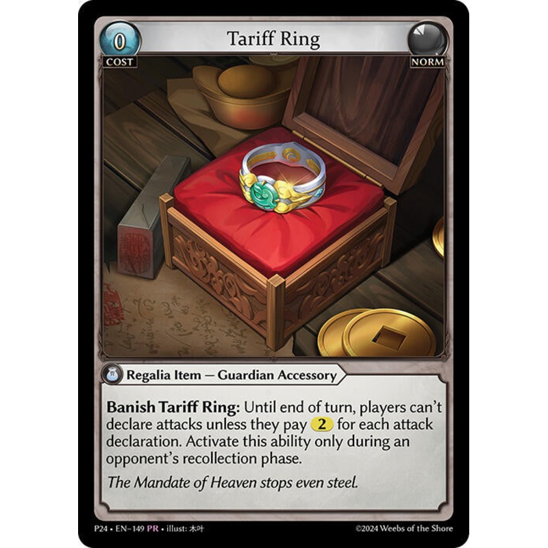 Tariff Ring (149) [Promotional Cards]