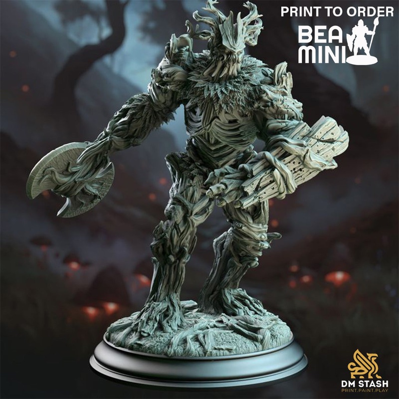 Treant of Hatred – Trostaka the Vengeful | BeaMini Print to Order Miniatures