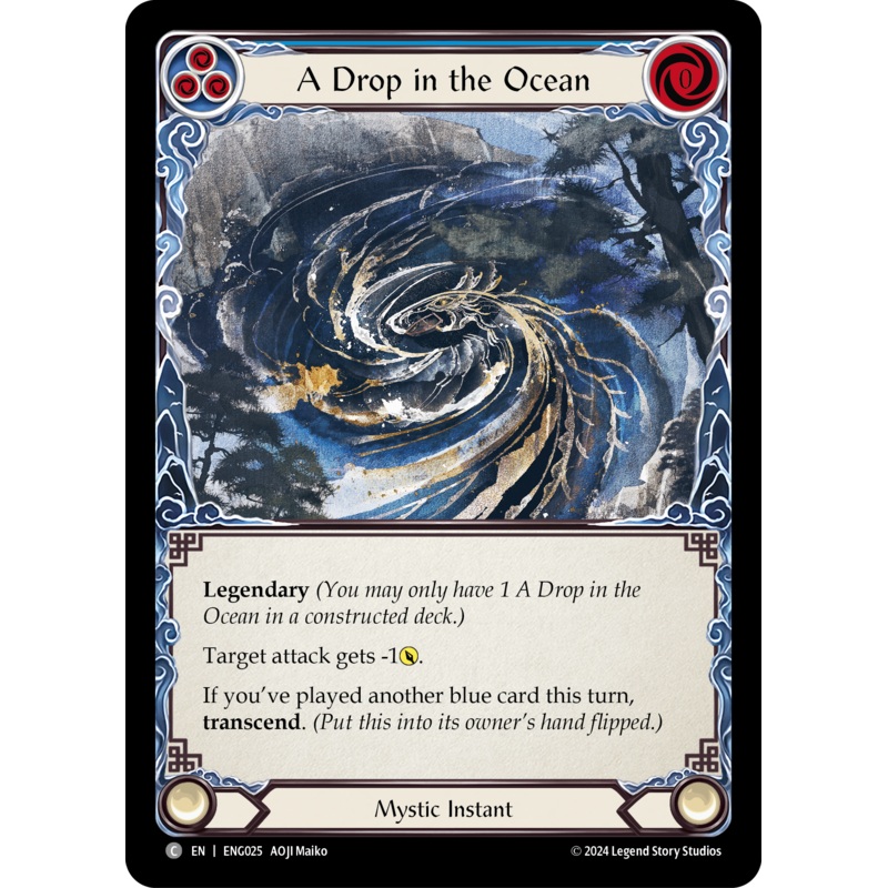 A Drop in the Ocean [ENG025] (Part the Mistveil Enigma Blitz Deck)