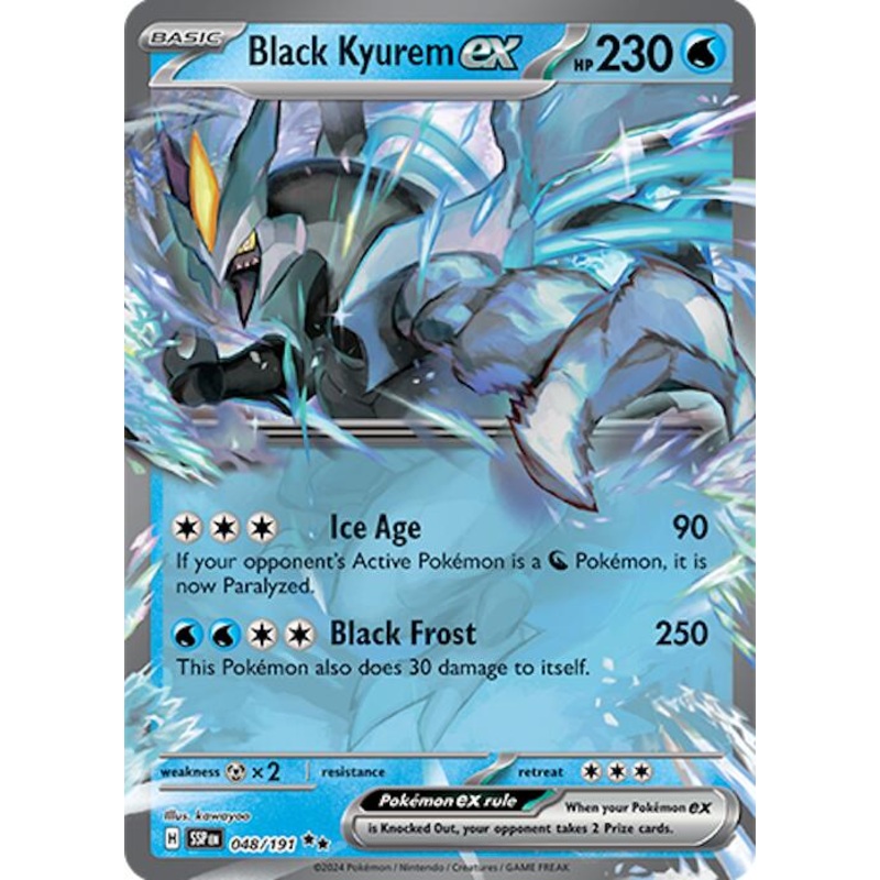 Black Kyurem ex (048/191) [Scarlet & Violet: Surging Sparks]