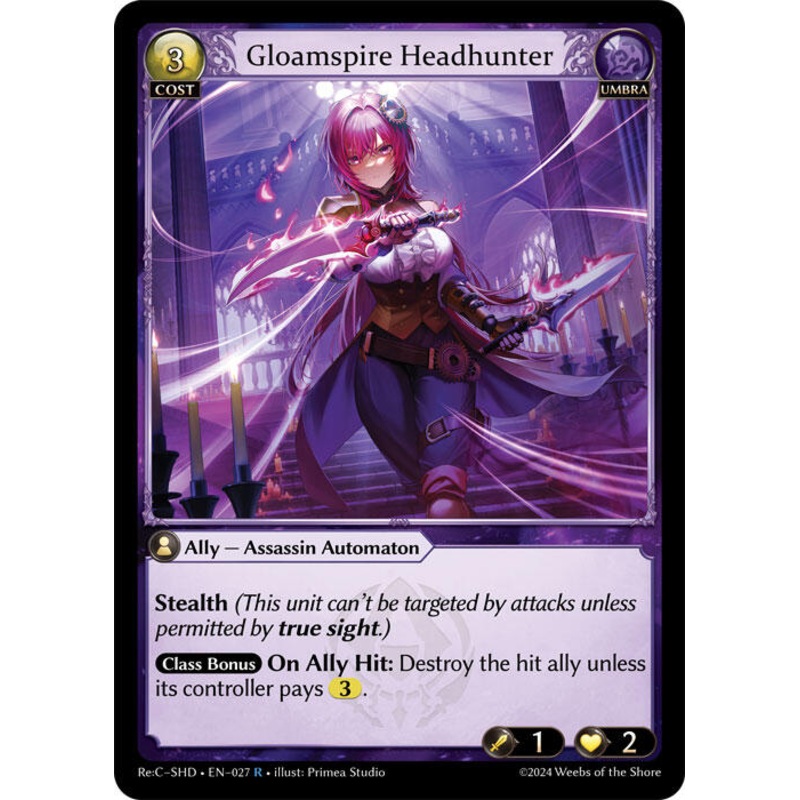 Gloamspire Headhunter (027) [Tristan Re:Collection, Shadowdancer Lite]