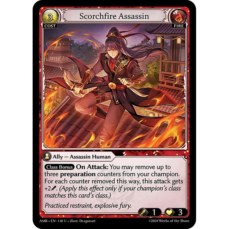 Scorchfire Assassin (118) [Mortal Ambition]