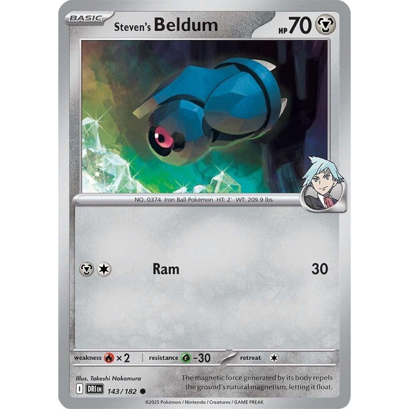 Steven’s Beldum (143/182) [Scarlet & Violet: Destined Rivals]