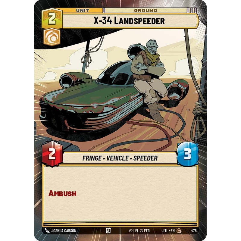 X-34 Landspeeder (476) (Hyperspace) (476) [Jump to Lightspeed]