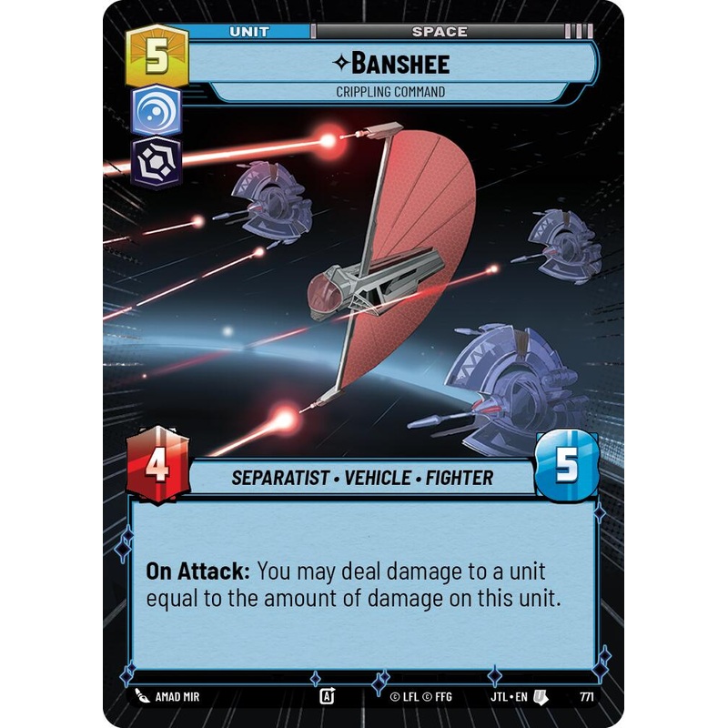 Banshee – Crippling Command (771) (Hyperspace Foil) (771) [Jump to Lightspeed]