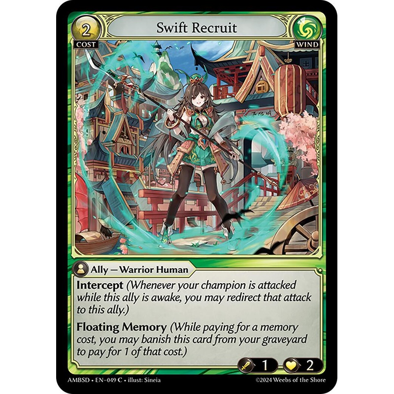 Swift Recruit (049) [Mortal Ambition Starter Decks]