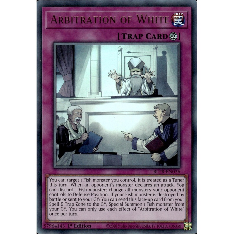 Arbitration of White [BLTR-EN036] Ultra Rare