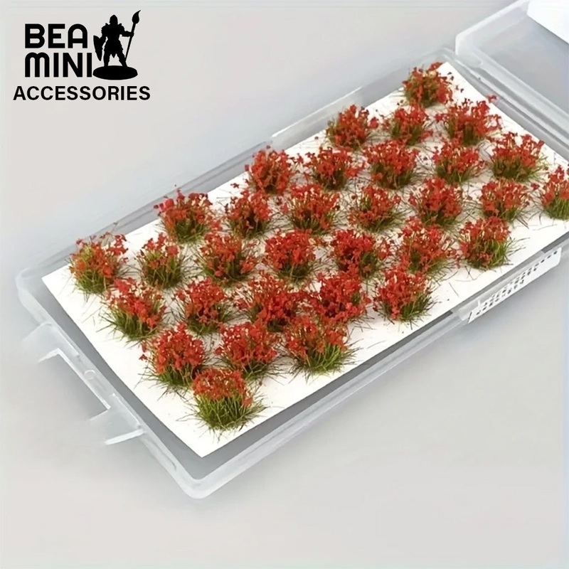 Bea Mini Basing Tufts – Red Fields 32 Tuft Pack