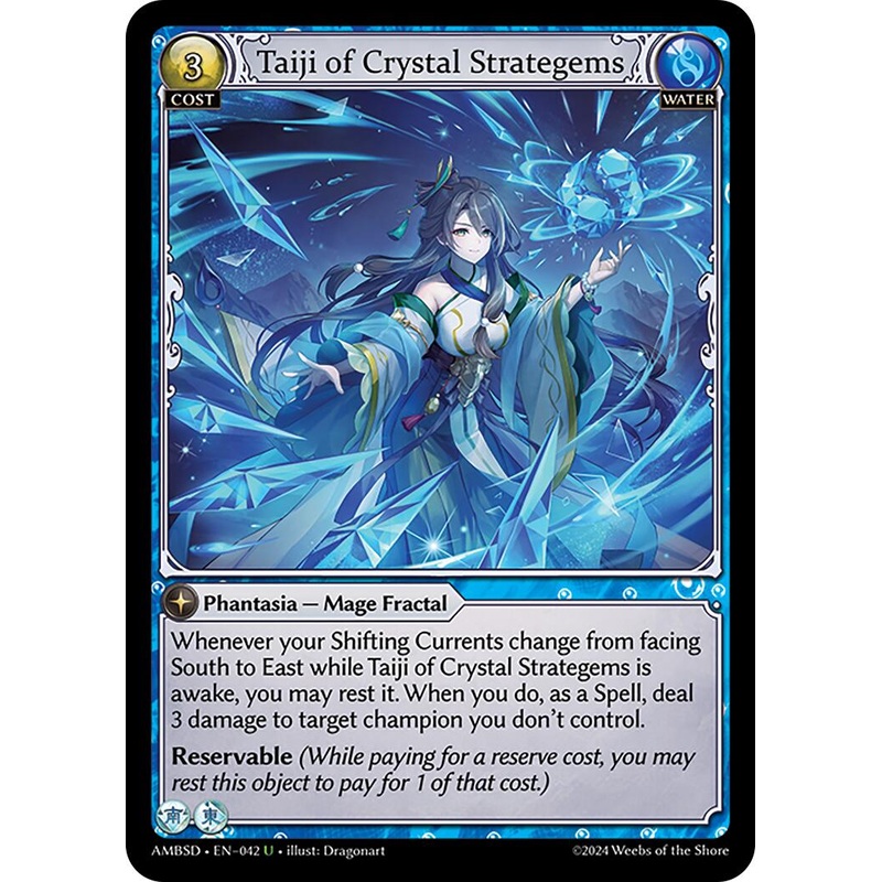Taiji of Crystal Strategems (042) [Mortal Ambition Starter Decks]
