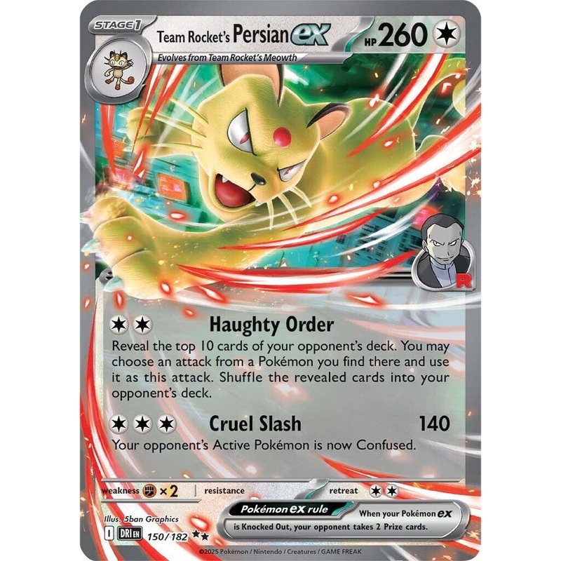 Team Rocket’s Persian ex (150/182) [Scarlet & Violet: Destined Rivals]