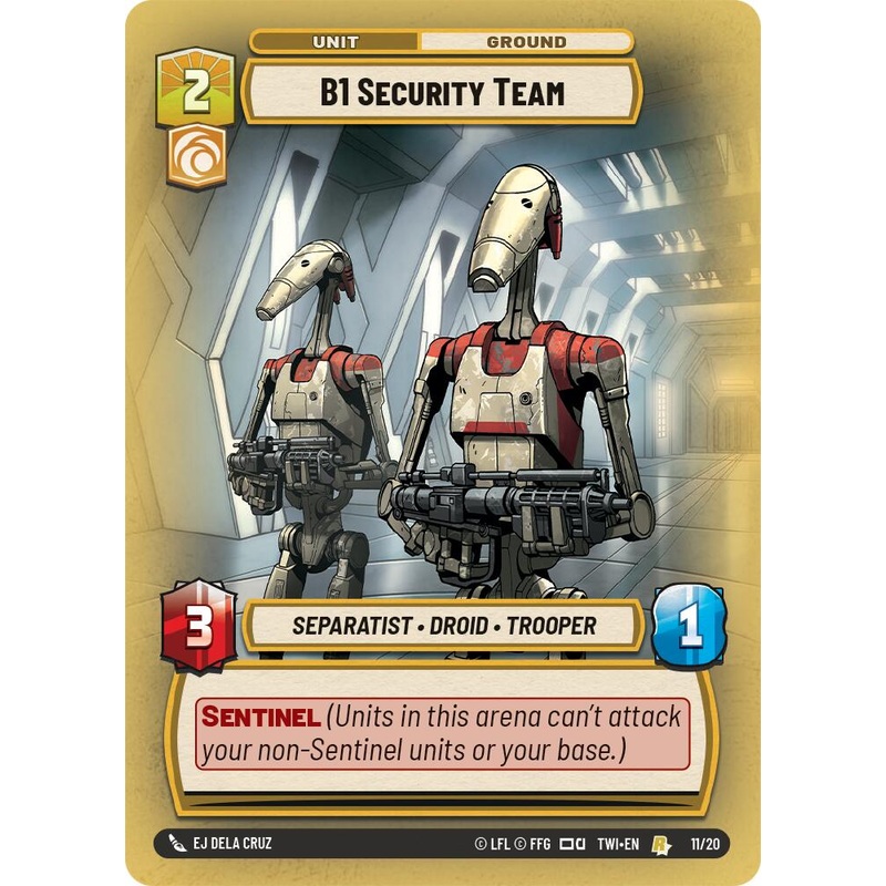 B1 Security Team (11/20) [Twilight of the Republic: Weekly Play]