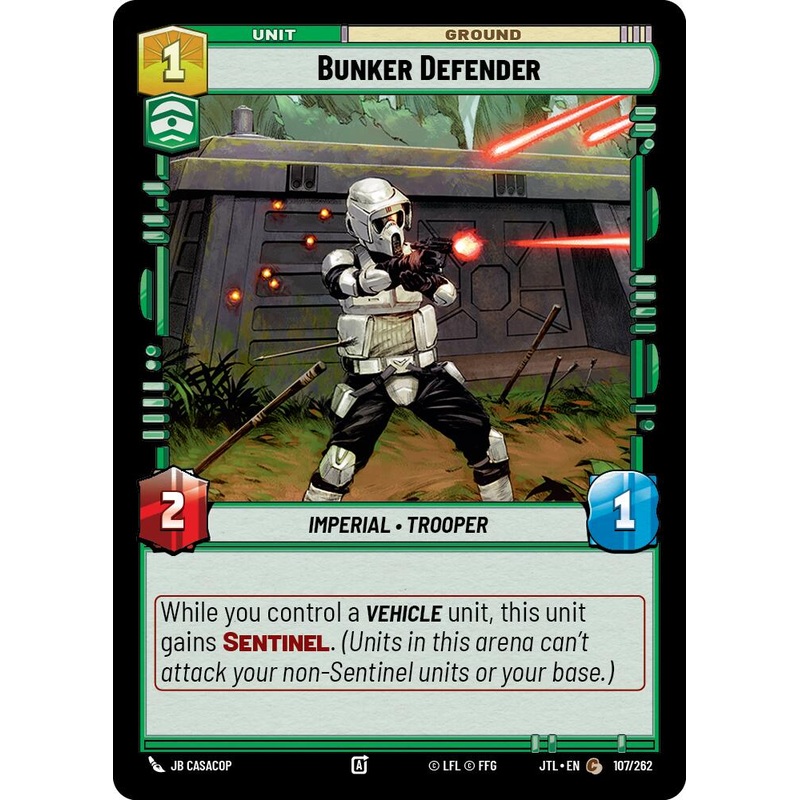 Bunker Defender (107/262) (107/262) [Jump to Lightspeed]