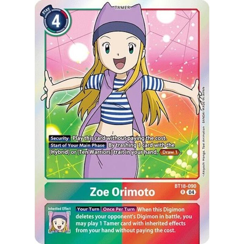 Zoe Orimoto [BT18-090] [Release Special Booster Ver.2.0]