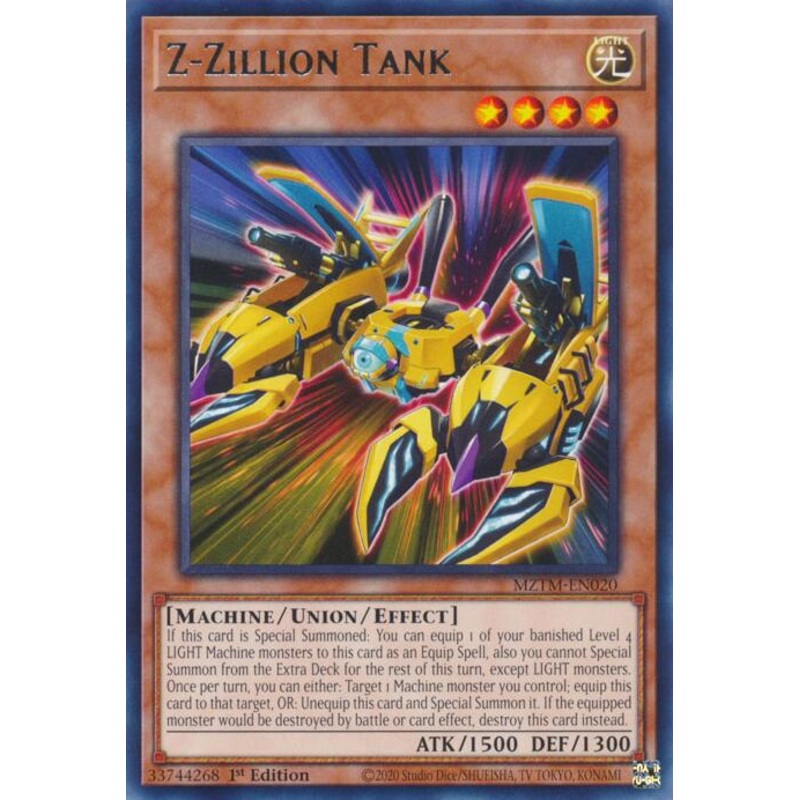 Z-Zillion Tank [MZTM-EN020] Rare