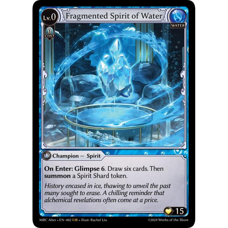 Fragmented Spirit of Water (2) [Mercurial Heart Alter Edition]
