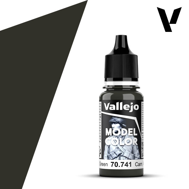 Vallejo Model Color: Cam. Black Green (18 ml)