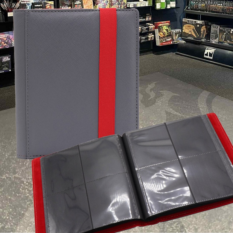 Dex Binder 4  – Grey (Holds 160 Cards) by Dex Protection