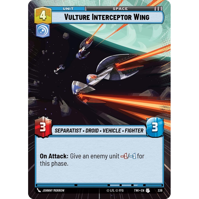 Vulture Interceptor Wing (Hyperspace) (336) [Twilight of the Republic]
