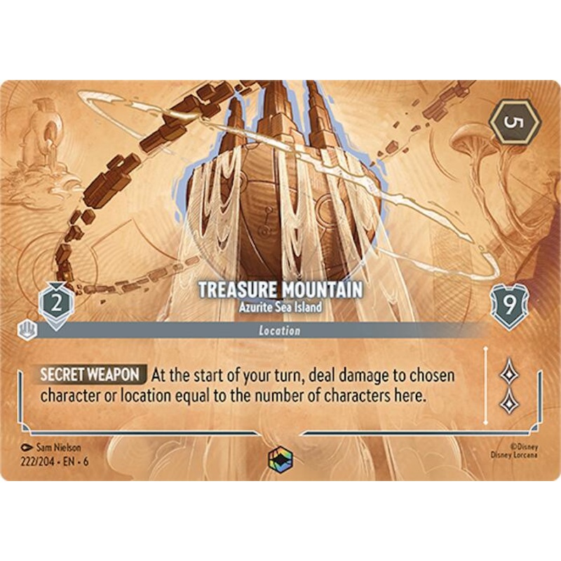 Treasure Mountain – Azurite Sea Island (Enchanted) (222/204) [Azurite Sea]