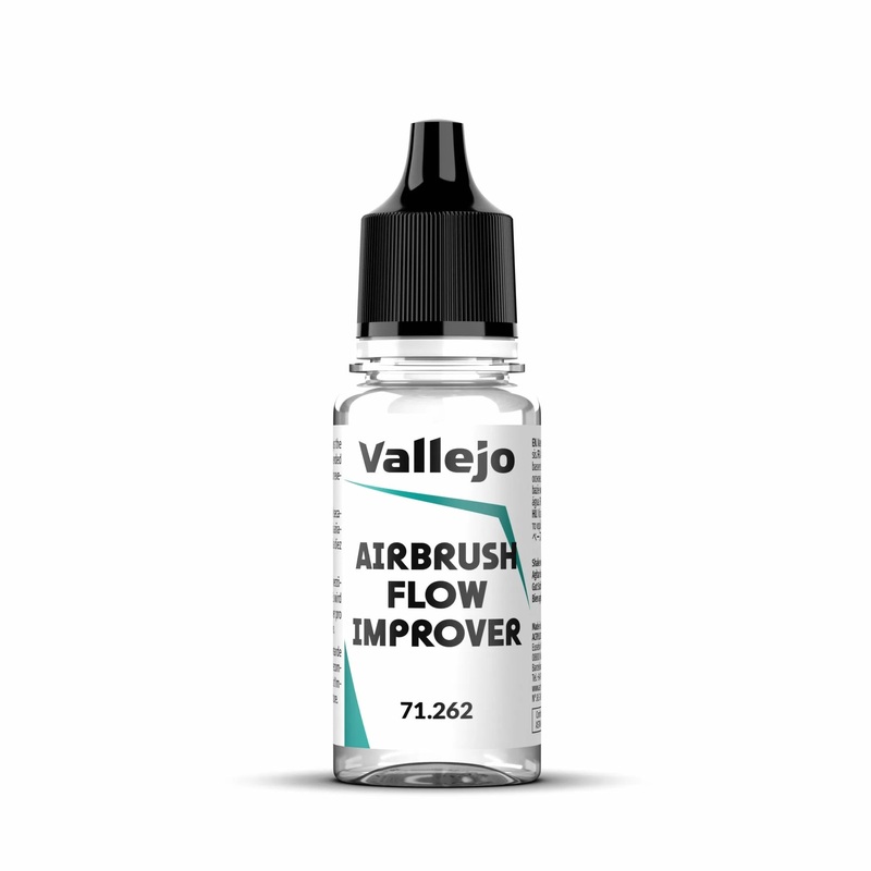 Vallejo – Auxiliaries – Airbrush Flow Improver (Single Bottle 18ml)