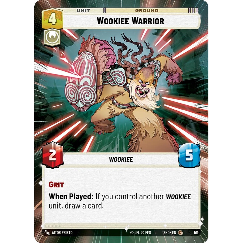 Wookiee Warrior (Hyperspace) (511) [Shadows of the Galaxy]