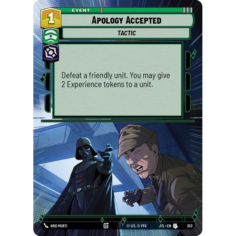 Apology Accepted (353) (Hyperspace) (353) [Jump to Lightspeed]