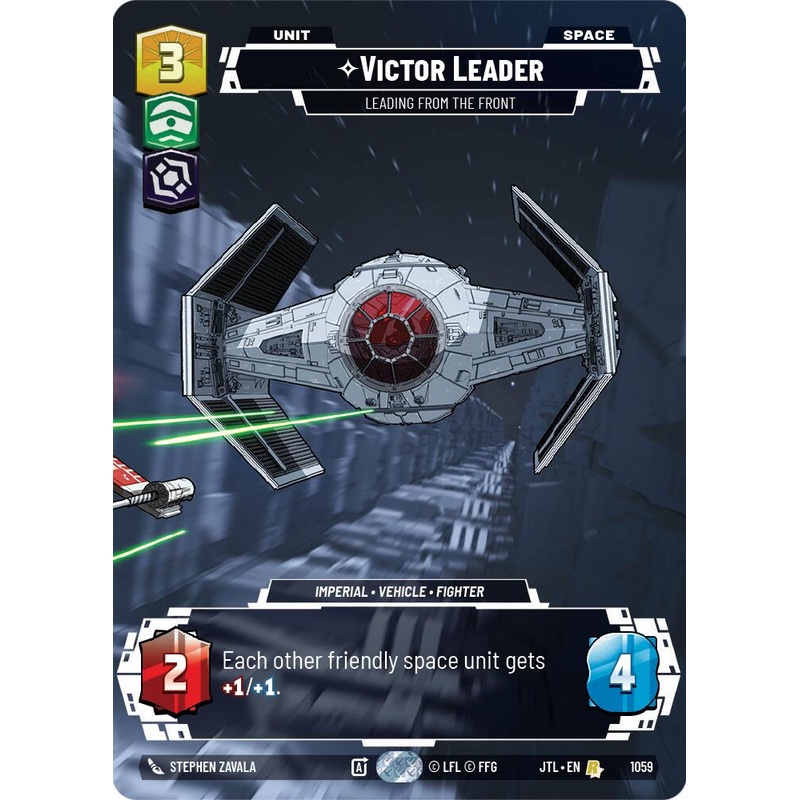Victor Leader – Leading from the Front (1059) (Prestige Foil) (1059) [Jump to Lightspeed]