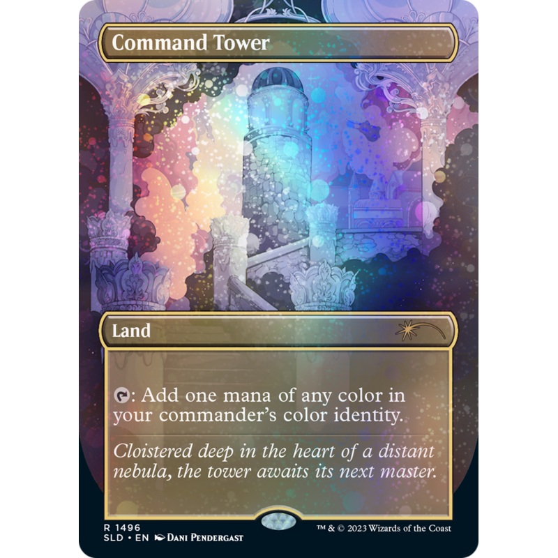 Command Tower (1697) (Rainbow Foil) [Secret Lair: Sheldon’s Spellbook]